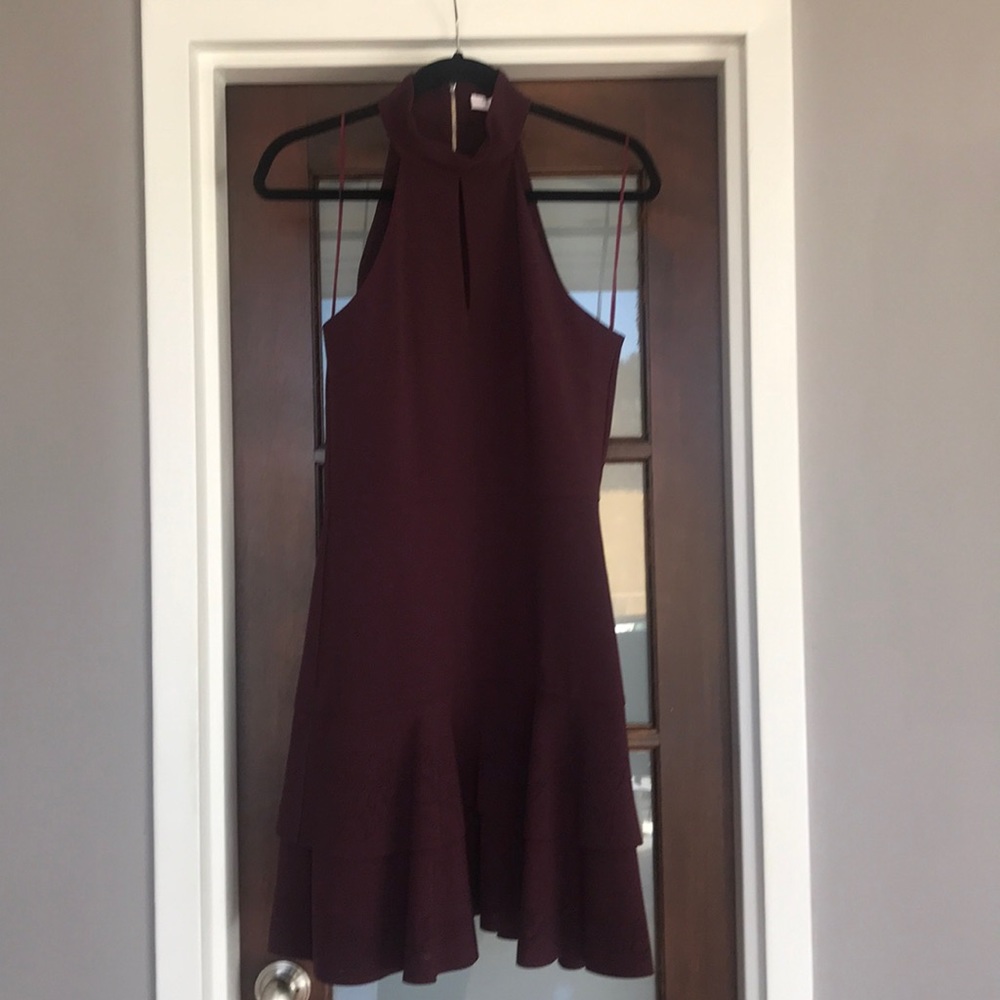Brand NEW Parker burgundy halter dress